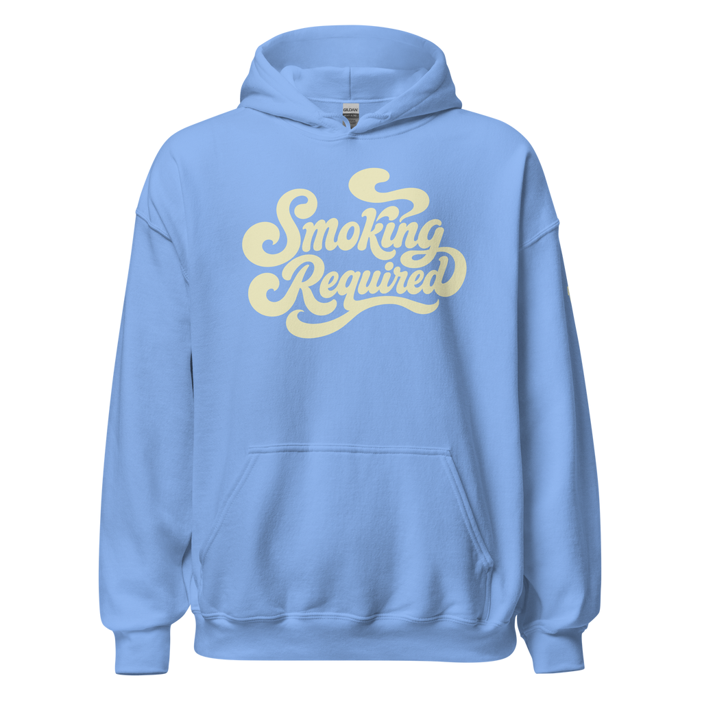 Hoodie epais bleu 50% polyester 50% coton imprimé motif SmokingGirl du S au 5XL