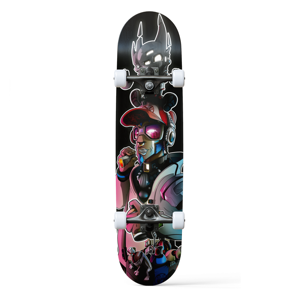 Skateboard 8-1/4 classique complet motif Chaotic exclusif par WAM2026