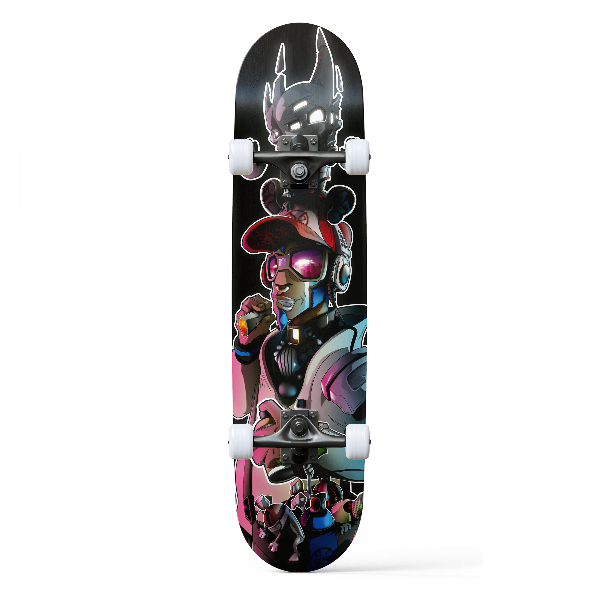 Skateboard 8-1/4 classique complet motif Chaotic exclusif par WAM2026