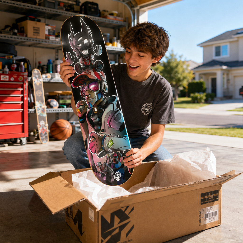 Skateboard 8-1/4 classique complet motif Chaotic exclusif par WAM2026