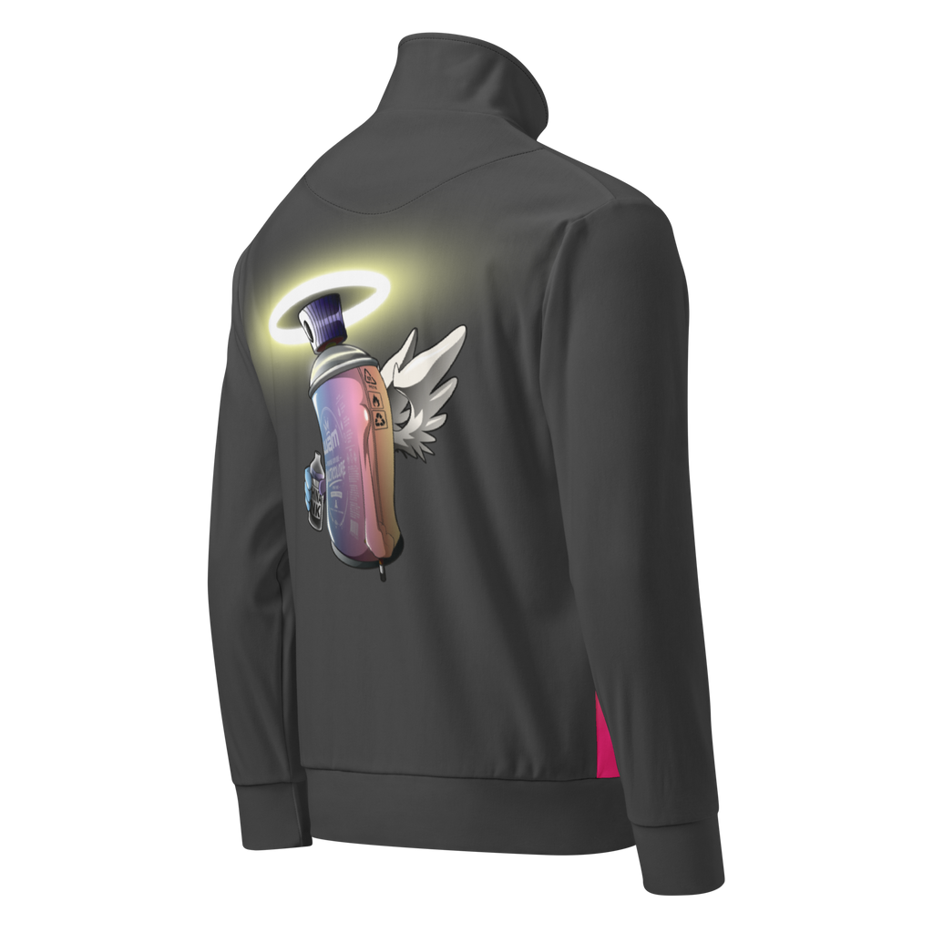 image de veste de sport grise imprimée motif streetart numberwam jusqu'au 5XL