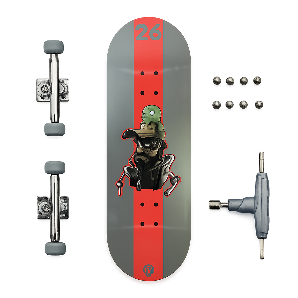 fingerskate personnalisé exclusif motif Blob par WAM2026