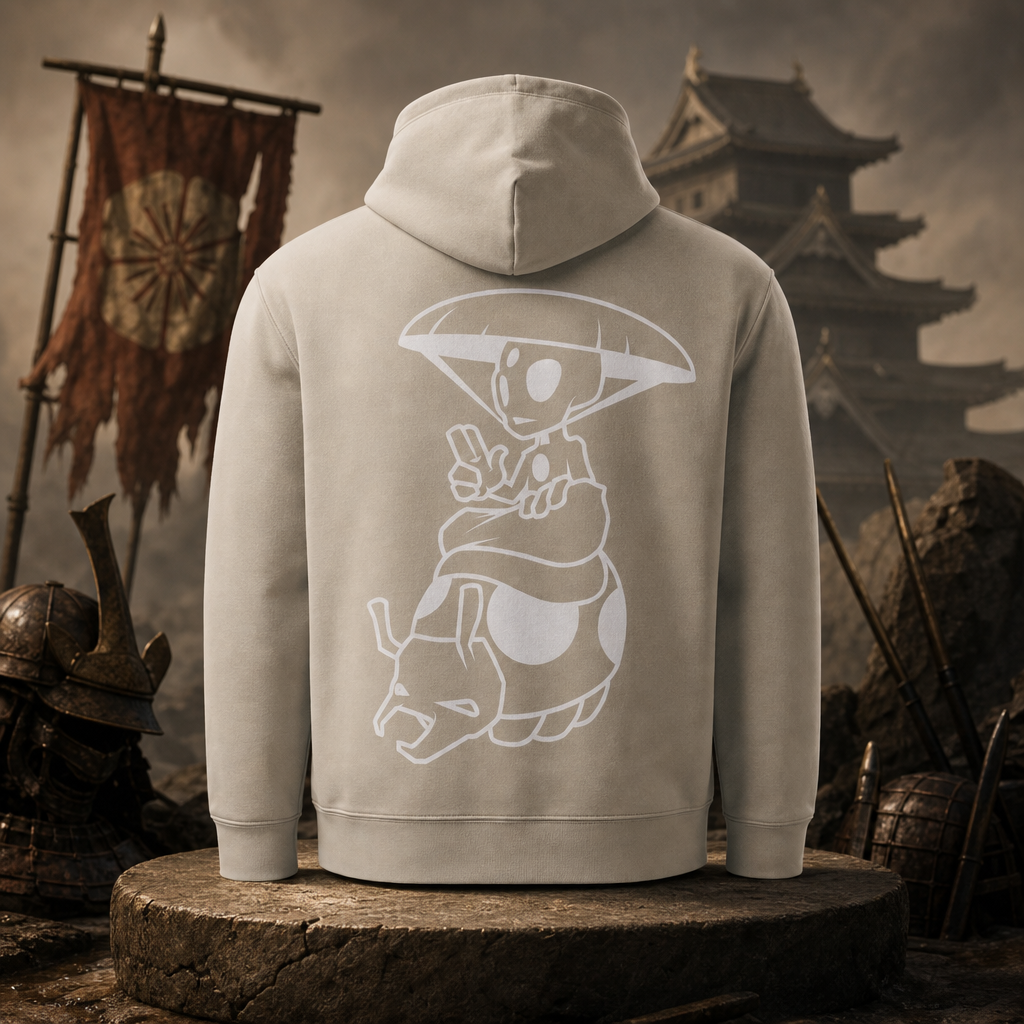 hoodie bleu, beige ou gris 80% coton, 20% polyester, confortable et epais, motif Coxeline featuring Wam