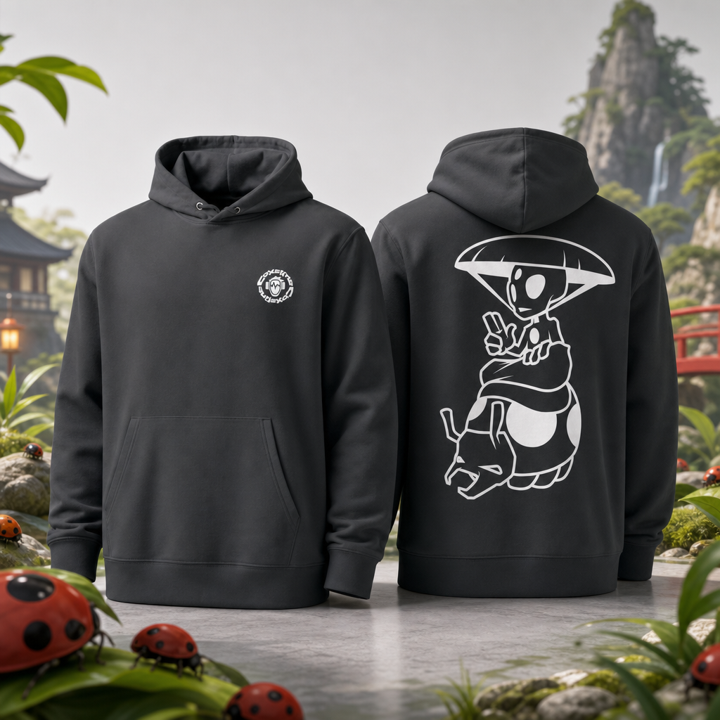 hoodie bleu, beige ou gris 80% coton, 20% polyester, confortable et epais, motif Coxeline featuring Wam