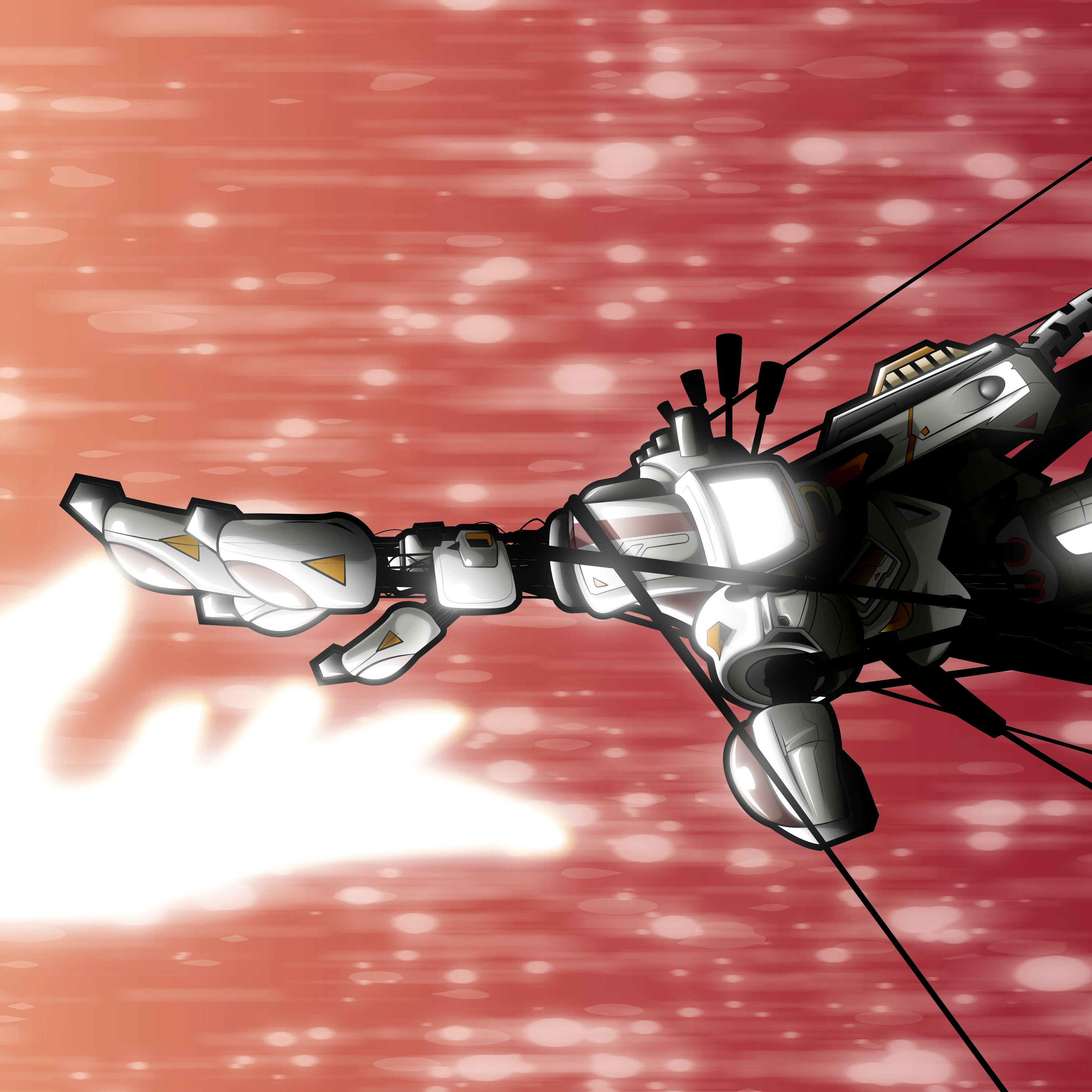 Impression d'art de l'illustration Confrontation par WAM2026 panoramique sur pvc disponible en 2 tailles