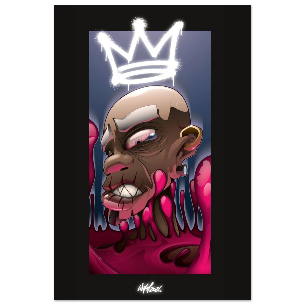 Illustration Engulfed In Light par WAM2026 imprimée sur aluminium