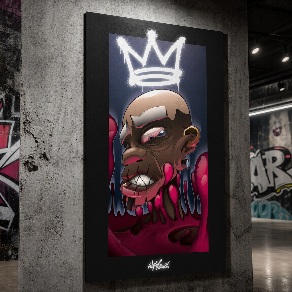 Illustration Engulfed In Light par WAM2026 imprimée sur aluminium