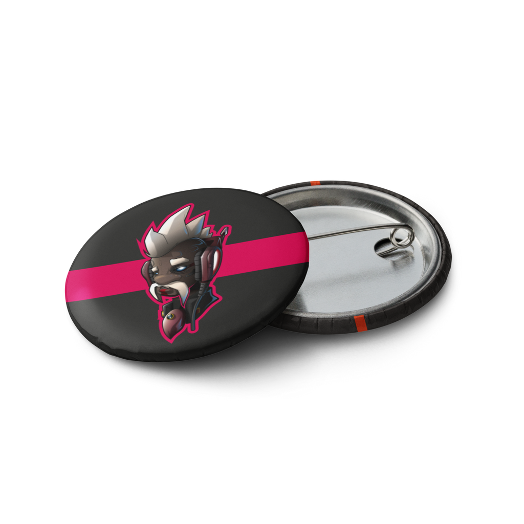 set de 5 badges rond en fer blanc imprimés motifs WAM