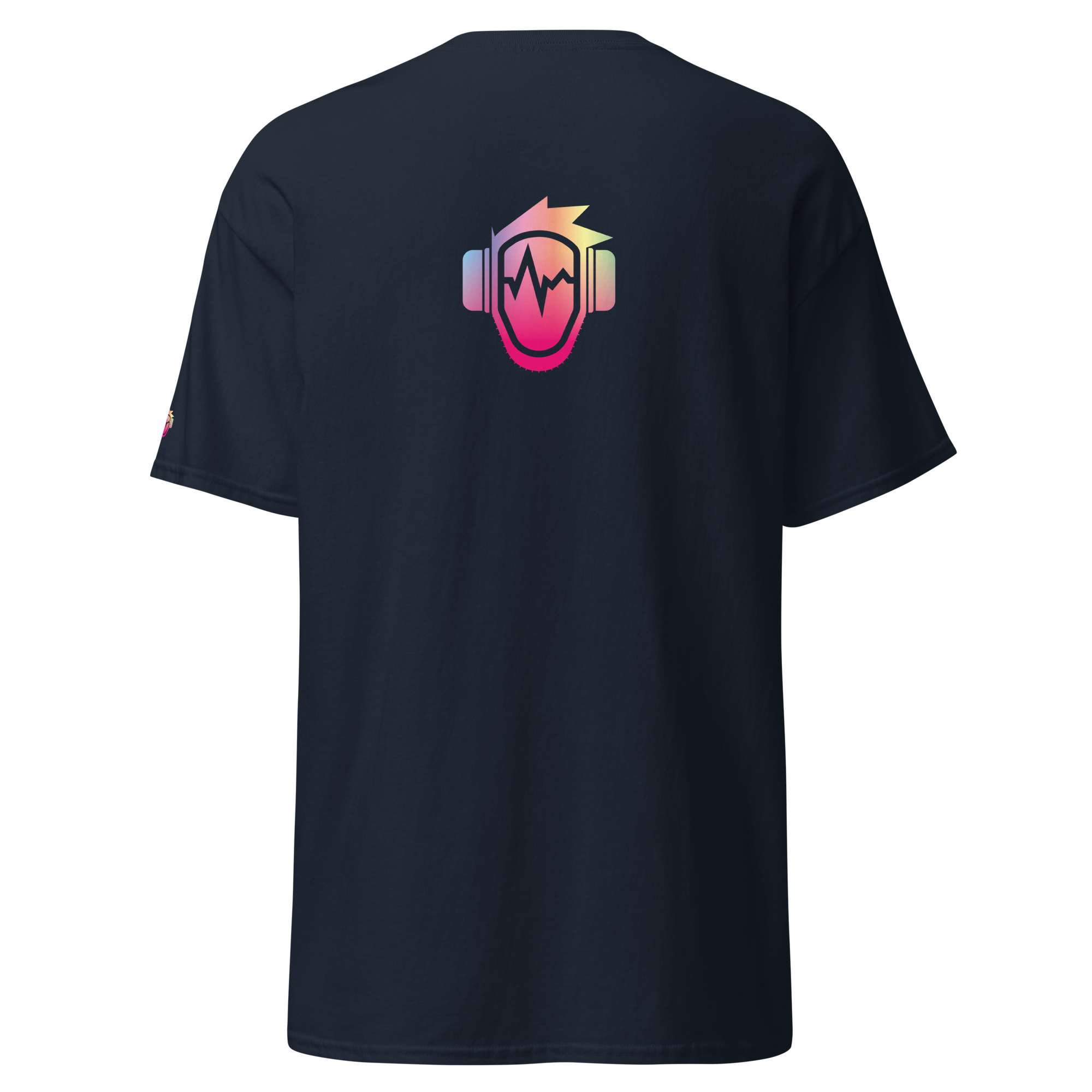 tshirt bleu marine imprimé motif theRolllingGuy du s au 5xl