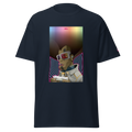 tshirt bleu marine imprimé motif theRolllingGuy du s au 5xl