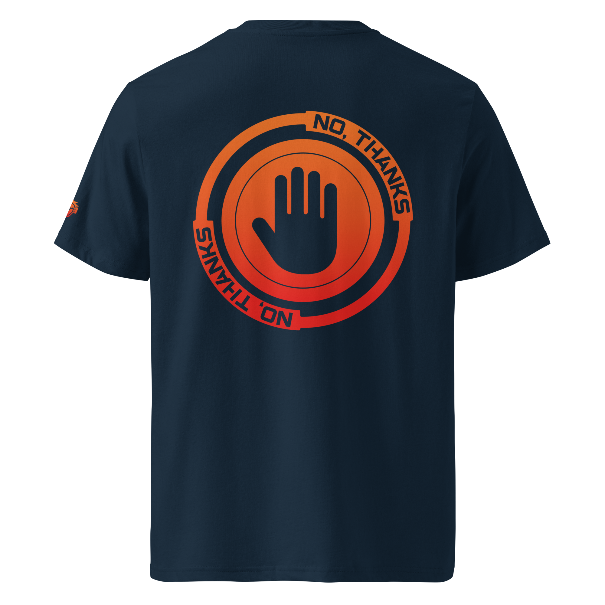 "NoThanks" unisex T-shirt in organic cotton